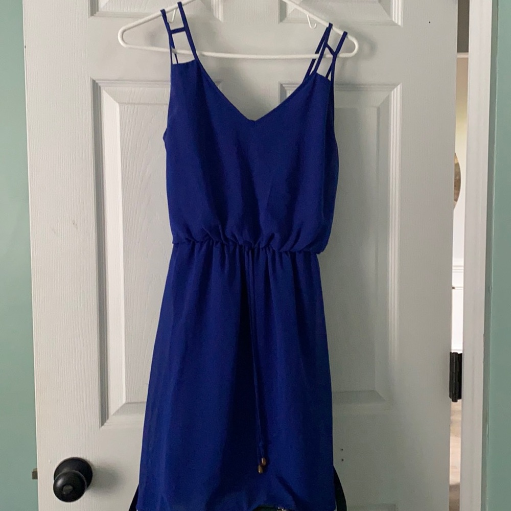 Royal blue dress